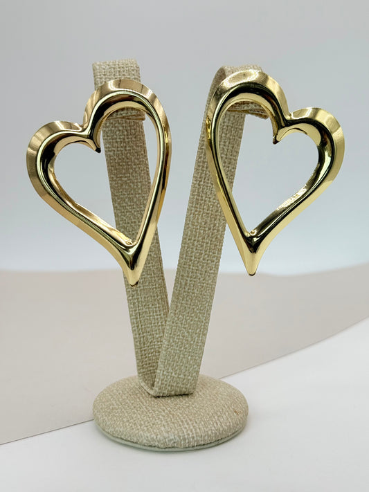 Earrings Big Heart (A003)