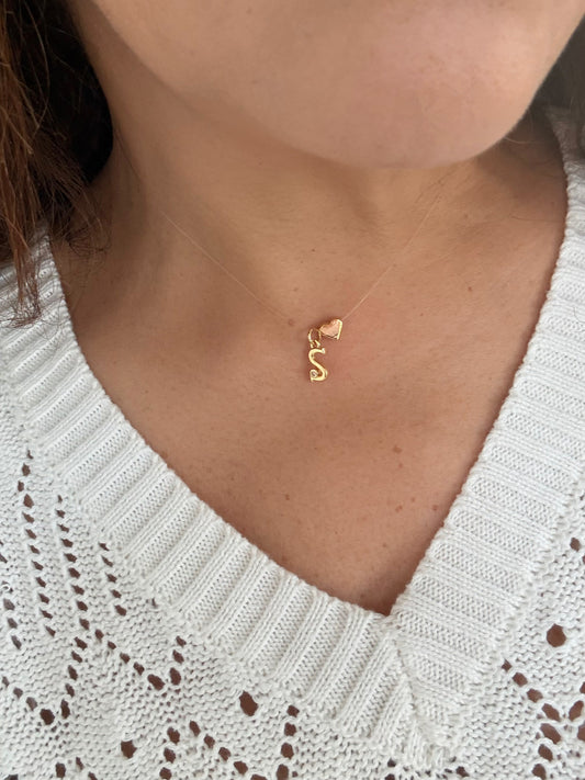 Choker Invisible Inicial (C005)