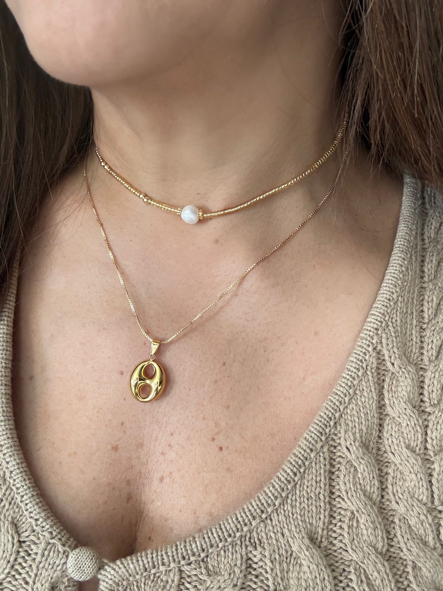 Choker Mimosa Pearl