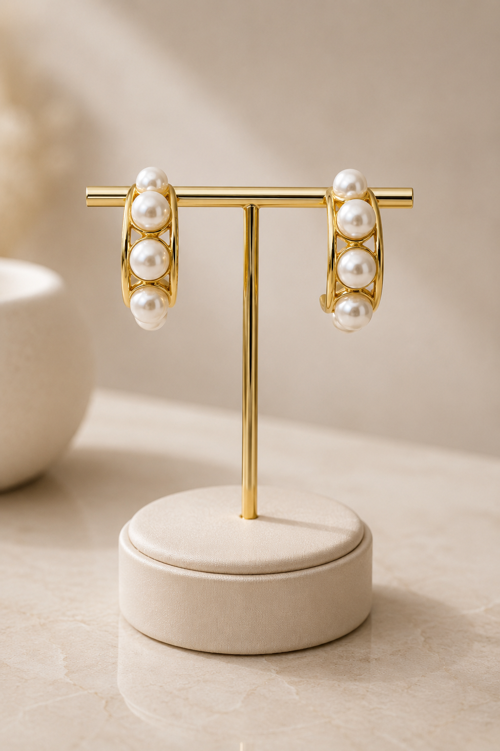 Pearl Hoops