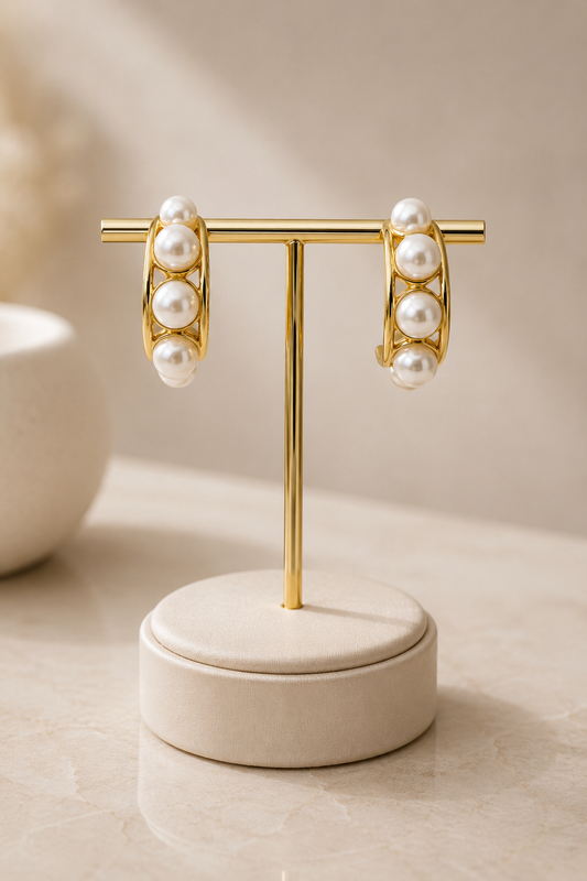 Pearl Hoops