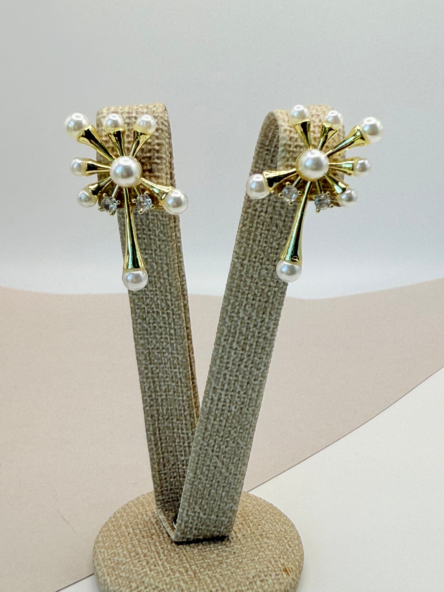 Earrings Pearl Sparks (A014)