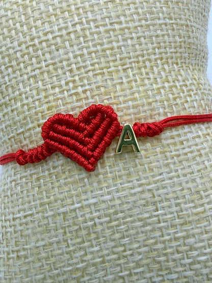 Bracelet Initial Heart (P018)
