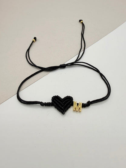 Bracelet Initial Heart (P018)
