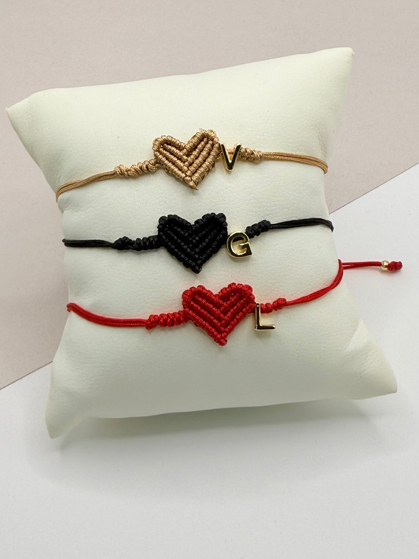 Bracelet Initial Heart (P018)
