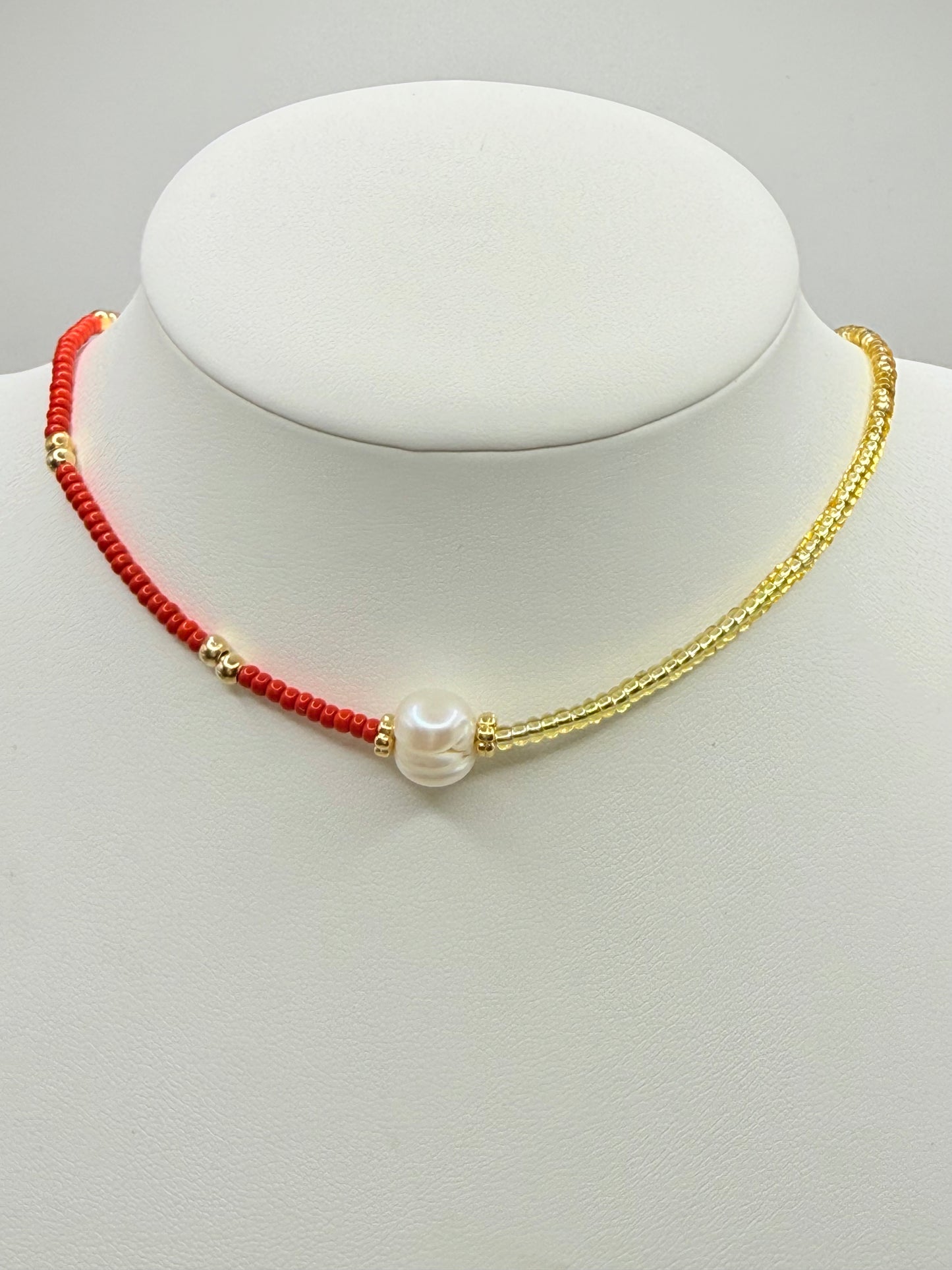 Choker Mimosa Pearl