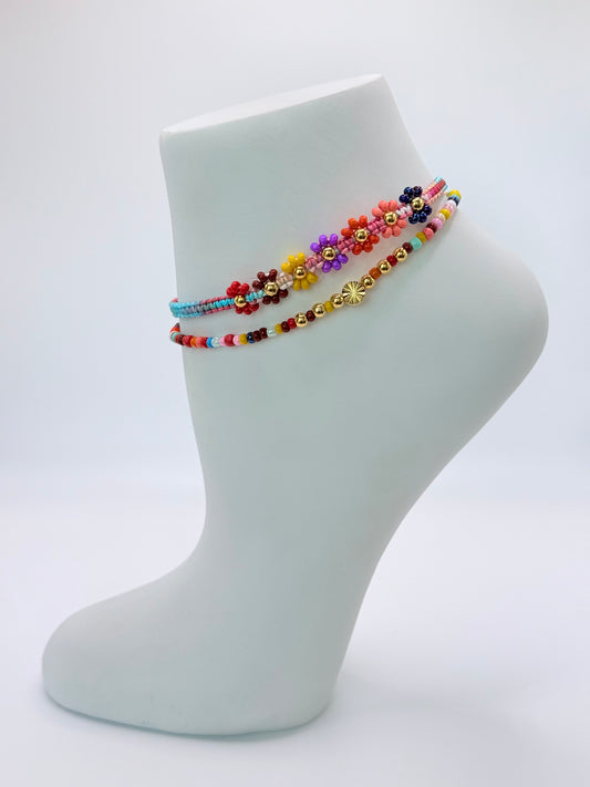 Anklet Candy Flowers (T006)