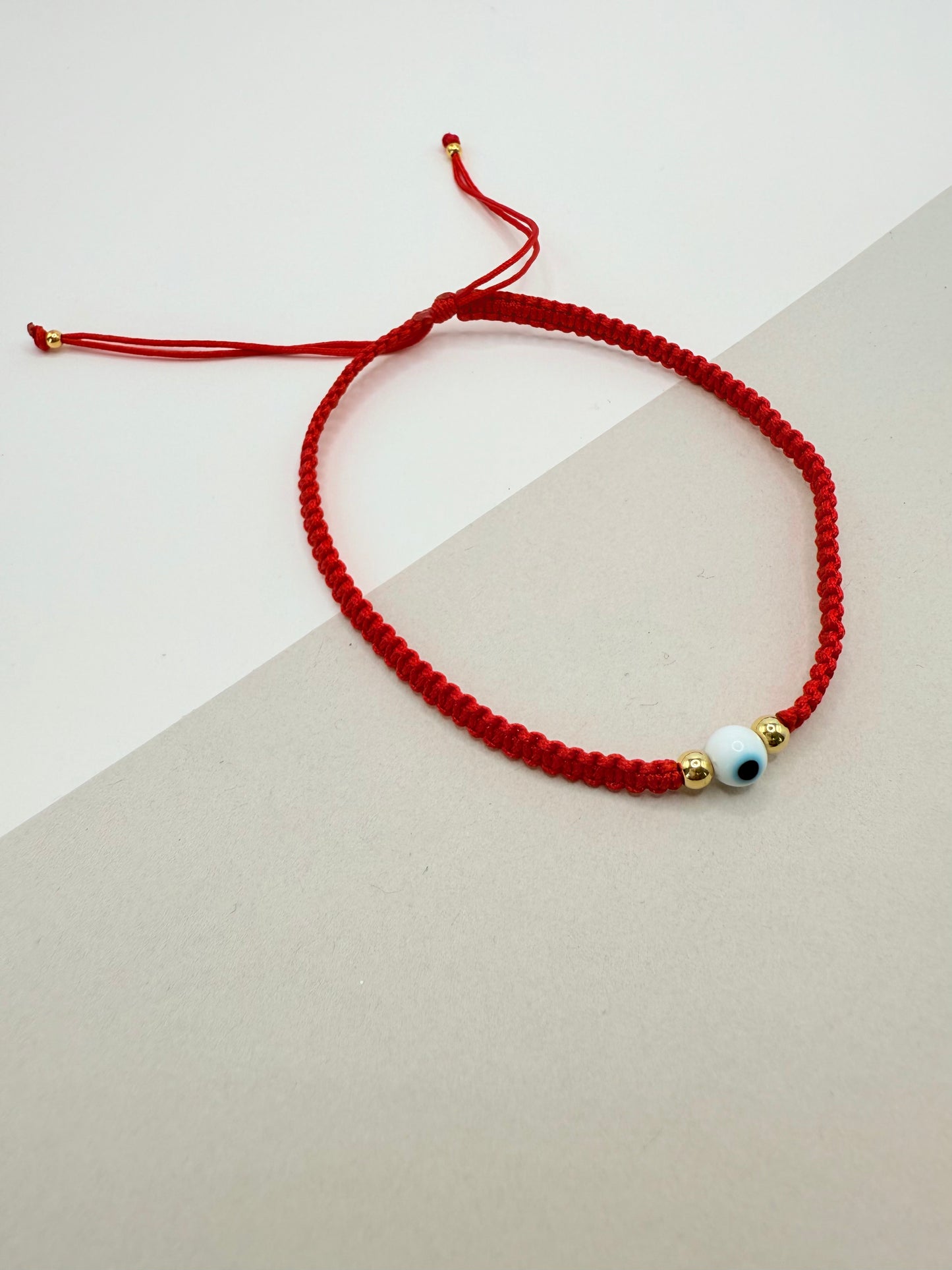 Anklet white Eye (T002)