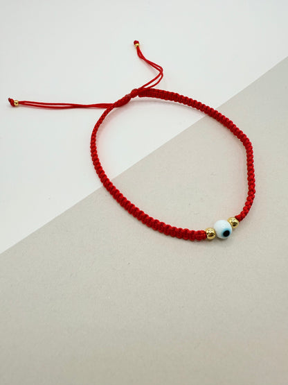 Anklet white Eye (T002)