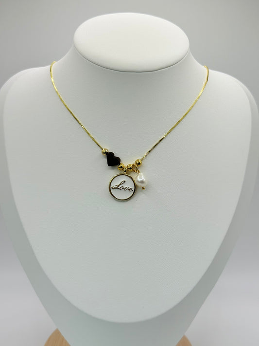 Necklace Black Love (C002)