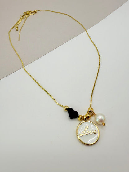 Necklace Black Love (C002)