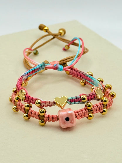 Bracelets Pink Eye (P004)