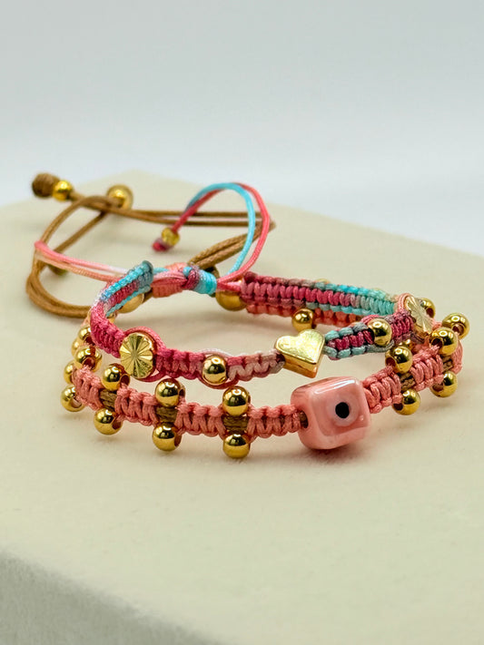 Bracelets Pink Eye (P004)
