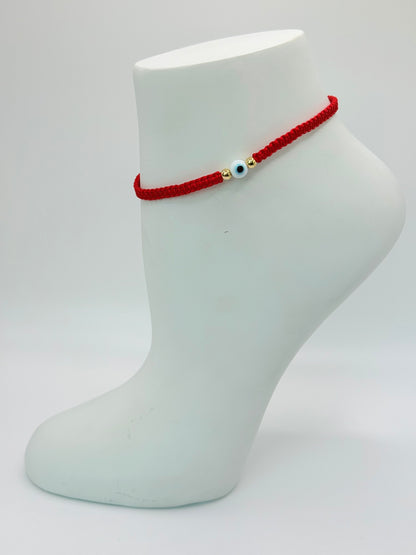Anklet white Eye (T002)