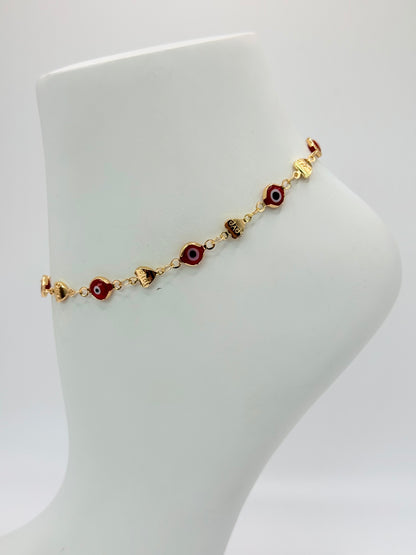 Anklet Evil Eye (T007)