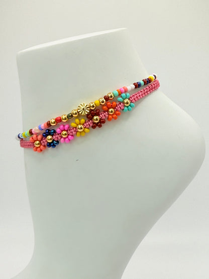 Anklet Candy Flowers (T006)