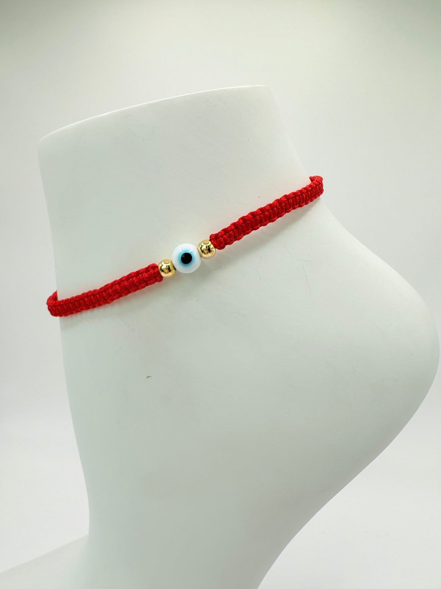 Anklet white Eye (T002)