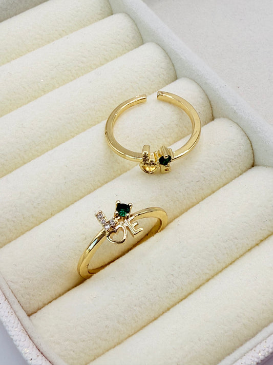 Love Emerald Ring (R008)